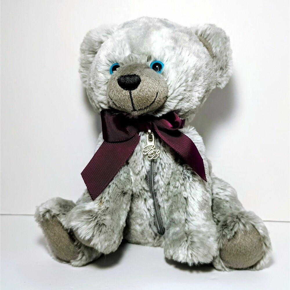 Ben Bridge Benny Bear Plush 2016 Zippered Belly Pouch for Rings & Jewelry EUC